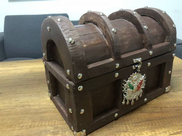 Dekoratif Osmanlı Turalı Sandık - Görsel 3